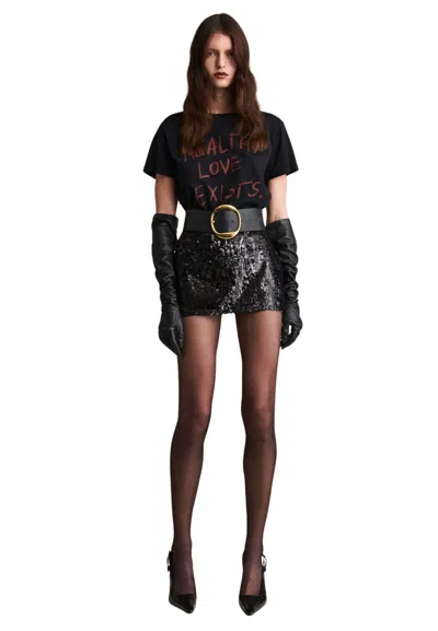 Aniye By Mini Lulu Woman  Sequins In Black
