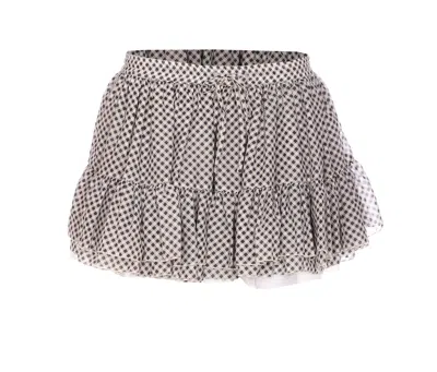 ANIYE BY MINI VICKIE CHECK SKIRT