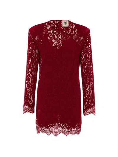 Aniye By Nola Lace Mini Dress In Red