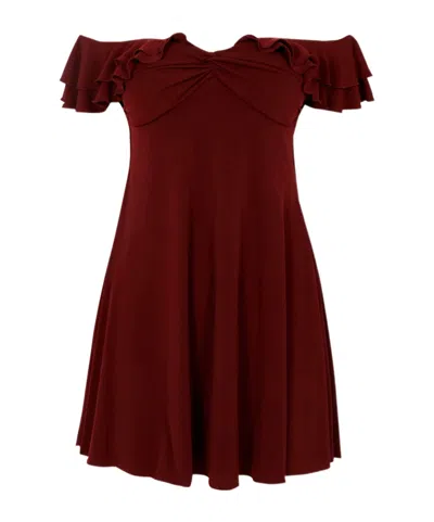 Aniye By Off-shoulder Dress In Brown