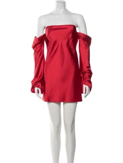 Pre-owned Aniye By Off-the-shoulder Mini Dress W/ Tags In Red