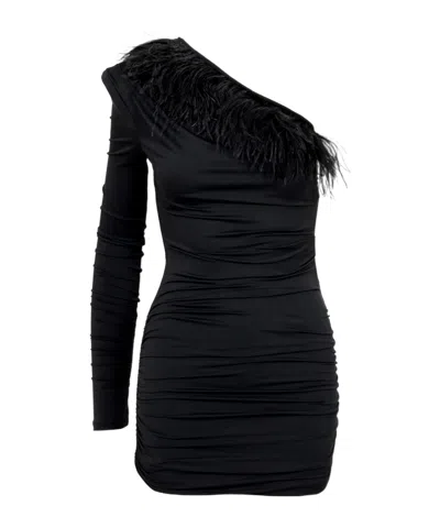 Aniye By One Shoulder Dress In Black