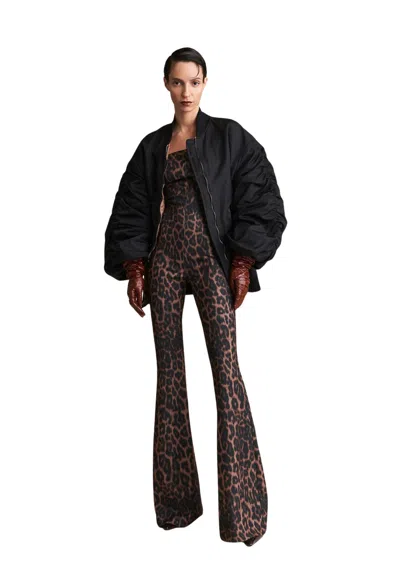 Aniye By Over Bomber Kate Woman  Wide Sleeve In Animal Print