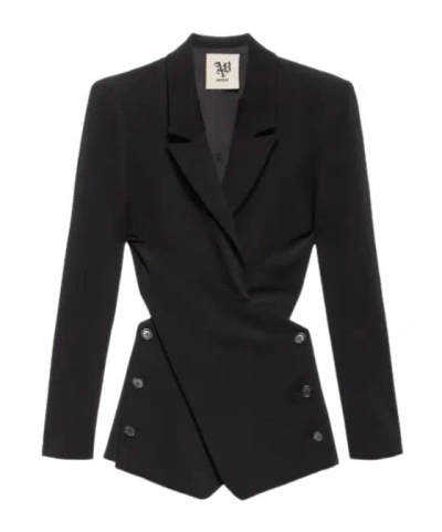 Aniye By Party Lavinia Backless Blazer In Black