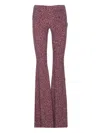 Aniye By Patterned Elasticated-waist Trousers In Pink
