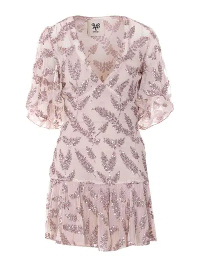 Aniye By Petal Rose Uma Waves Dress In Purple