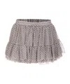 Aniye By Vichy Mini Vickie Check Mini Skirt In Gray