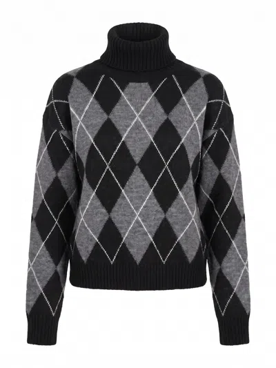 Aniye By Rebby Turtle Neck Sweater In Gray