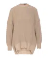 Aniye By Backless Janine Sweater In Nude