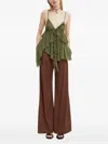 Aniye By Ruffled Asymmetric Top In Green