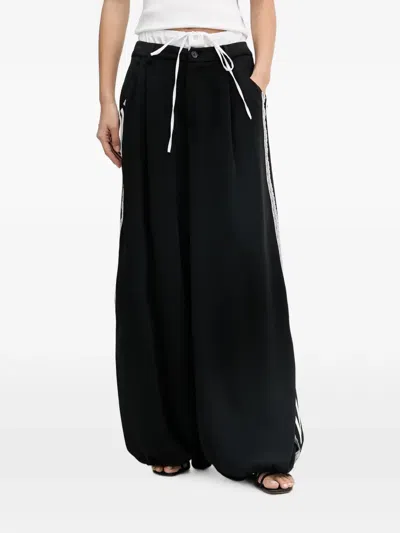 Aniye By Sandy Side-stripe Track Pants In Black
