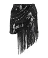 Aniye By Sequined Mini Skirt In Black