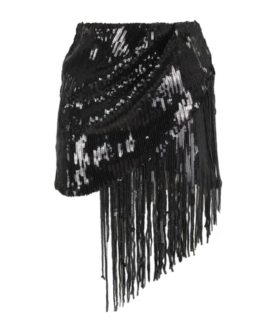 Aniye By Sequined Mini Skirt In Black