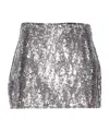 Aniye By Sequin-embellishment Mini Skirt In Gray