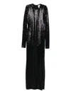 Aniye By Sequinned Long-sleeve Dress In Black