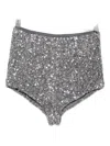 Aniye By Sequinned Shorts In Silver
