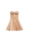 Aniye By Short Dress Zira Donna  Decollete With Lace Bust