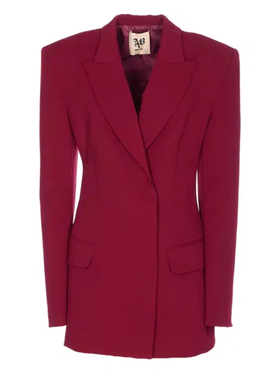 Aniye By Sienna Jacket Single Breasted Dress In Brown