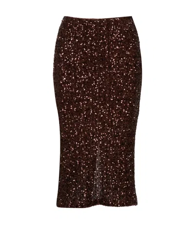 Aniye By Skirts Coffee In Multi