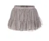 Aniye By Vichy Mini Vickie Check Mini Skirt In White
