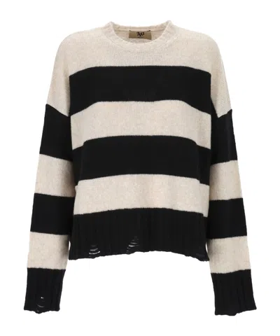 ANIYE BY STRIPED SWEATER