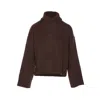 Aniye By Turtleneck Long-sleeved Sweater In Brown
