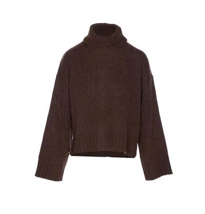 Aniye By Turtleneck Long Sleeve Sweater In Brown