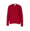 Aniye By Crew Neck Long Sleeve Sweater In Red