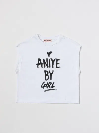 Aniye By Babies' T-shirt  Kids Color White