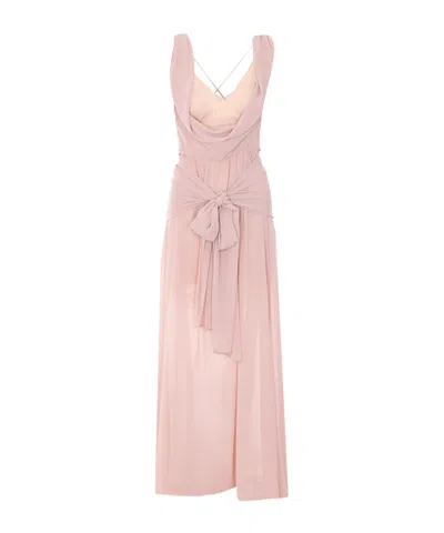 Aniye By Teodora Lace Maxi Dress In Multi