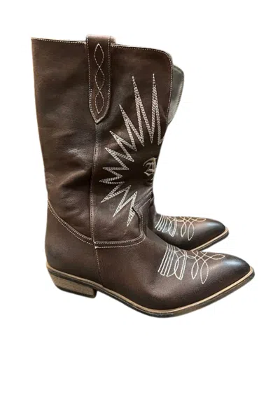Aniye By Texano Woman  Embroidered In Brown