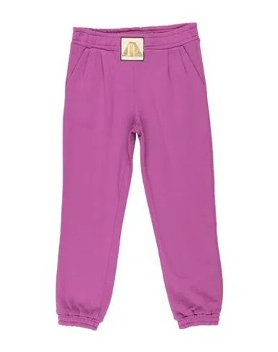 Aniye By Babies'  Toddler Girl Pants Mauve Size 6 Cotton In Purple
