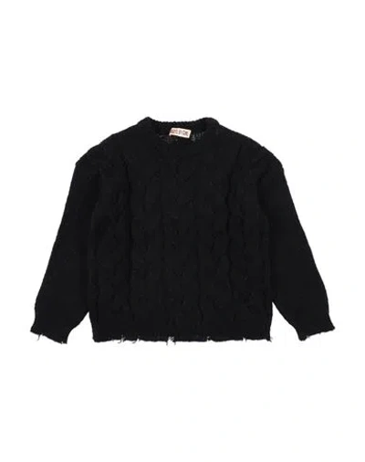 Aniye By Babies'  Toddler Girl Sweater Black Size 6 Polyamide, Alpaca Wool, Wool