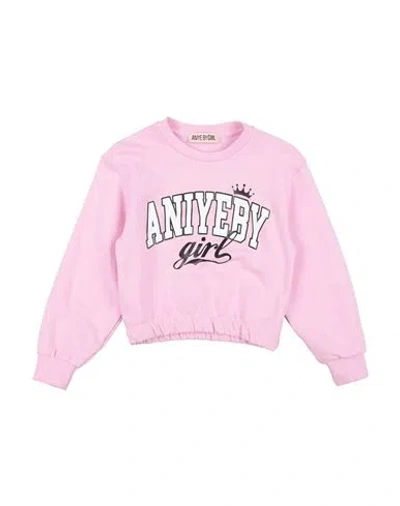 Aniye By Babies'  Toddler Girl Sweatshirt Pink Size 6 Cotton