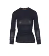 Aniye By Didy Ruched Long-sleeve Top In Black