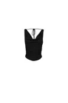 Aniye By Woman Top Black Size 4 Viscose In Black