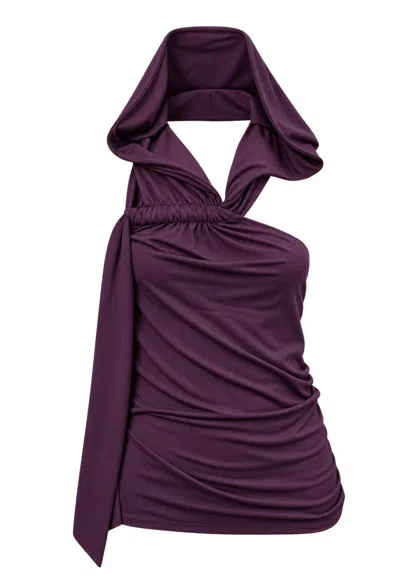 Aniye By Top Claus  Hood In Purple
