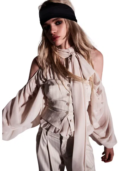 Aniye By Top Irina Woman  Gessato In Brown