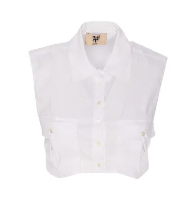 Aniye By White Alpha Crop Top