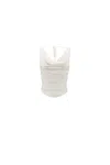 Aniye By Woman Top Ivory Size 6 Viscose In White