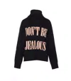 Aniye By Kolor High-neck Embroidered Sweater In Black
