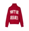 Aniye By High Collar Long Sleeve Sweater In Red
