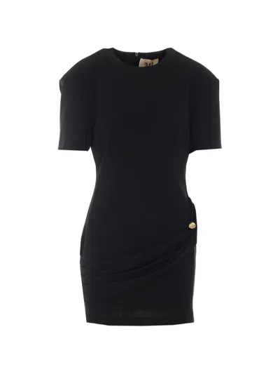 Aniye By Tylo Draped Dress In 黑色
