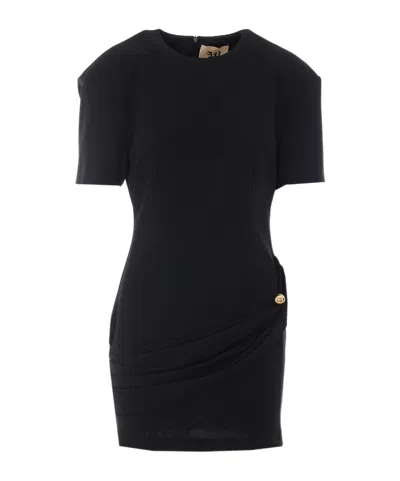 Aniye By Tylo Draped Mini Dress In Black