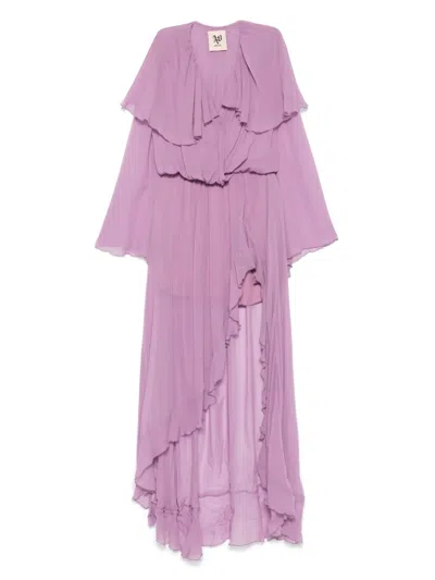 Aniye By Kleid Mit V-ausschnitt In Purple