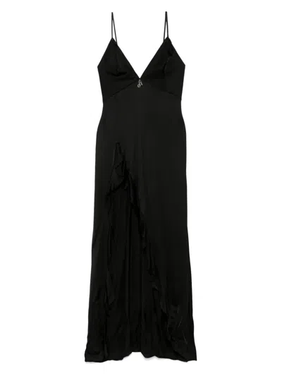 Aniye By Kleid Mit V-ausschnitt In Black