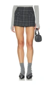 Aniye By Valentina Mini Skort In Gray