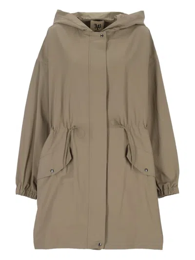 ANIYE BY WILLOW DRAWSTRING HOODED PARKA