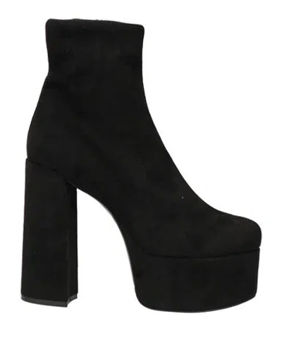 Aniye By Woman Ankle Boots Black Size 11 Leather