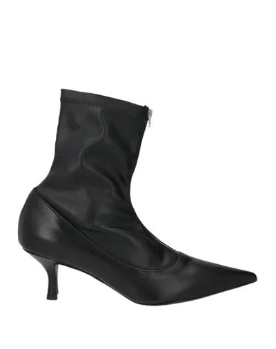 Aniye By Woman Ankle Boots Black Size 7 Textile Fibers